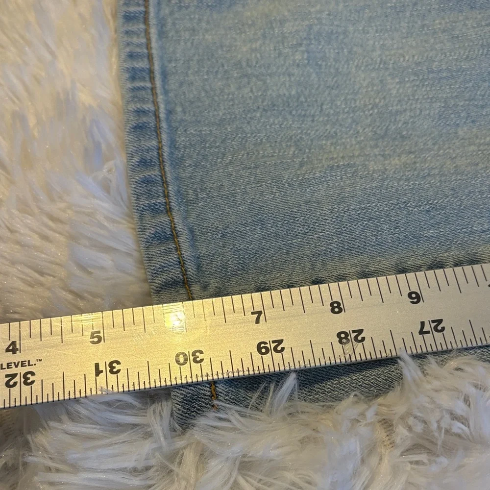 Levi's Super Low 518 Light Blue Flare Jeans - Picture 6 of 9